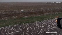 Reed Timmer caught in huge hailstorm and flooding in Kansas