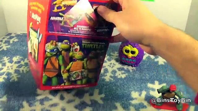 Furby Boom & Teenage Mutant Ninja Turtles (new) Happy Meal Review + SHOUT OUTS! by Bins Toy Bin