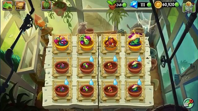 Plants vs Zombies 2 - All Modern Day Part 2 Plants in Zen Garden