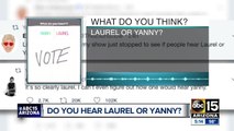 Okay, so it is Laurel or Yanny?