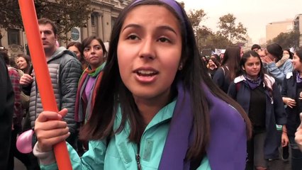 "¡No, es no!", estudiantes avivan nueva ola feminista en Chile