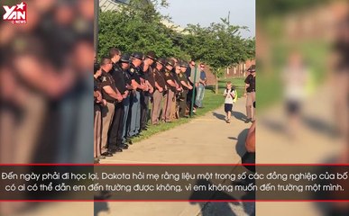 Bố bị bắn chết khi làm nhiệm vụ, điều cảnh sát làm cho cậu bé khiến ai nấy đều xúc động