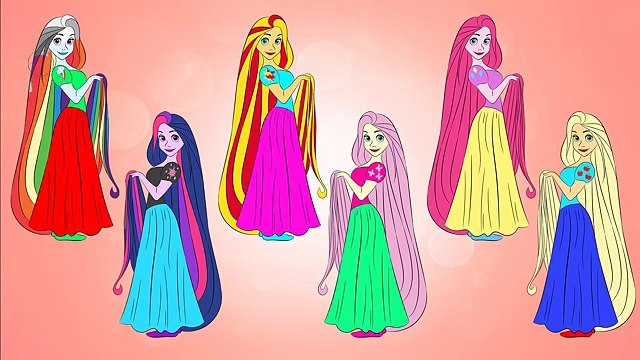 Май Литл Пони и Принцесса Рапунцель Превращение Девочки из Эквестрии Видео для Детей Раскраска TV