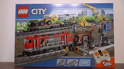 LEGO City 60098 Pociąg towarowy - część 2 - unboxing rozpakowanie