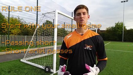 HOW TO TAKE A GOAL KICK IN SOCCER (PRACTICE)