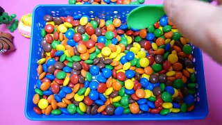 M&Ms Hide & Seek Game for Kids - Garfield, Superman & New Surprise Figures