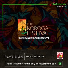 Calling out all Koroga Festival squads, Safaricom Platinum has 5 tickets to give out to 2 crews. Using #WeFocusOnYou tag your Koroga squad and tell us why you d