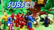 Superheroes Defeat the Star Wars Empire with Batman and Superman and Spiderman in Endor Forest
