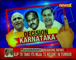 Karnataka Results 2018 JDS stages protest outside Raj Bhawan; 3 BJP MPs write to Lok Sabha speaker