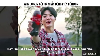 Tình cảm như Park Bo Gum: Đi quay quảng cáo vẫn không quên làm video gửi lời chúc đến V và BTS