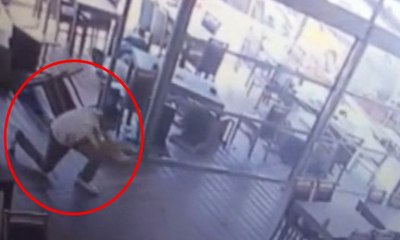 İstanbul'da silahlı çatışma anı kamerada