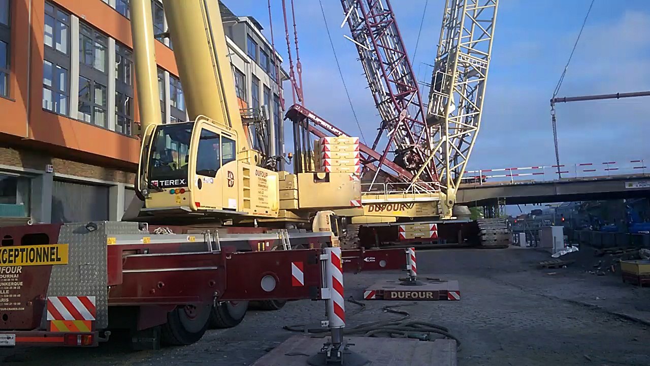 Démontage Pont a Ponts à Tournai