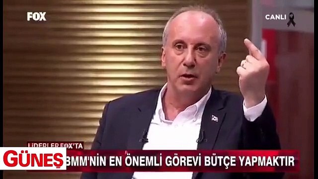 Muharrem İnce canlı yayında itiraf etti Çoğunluk Cumhur İttifakında