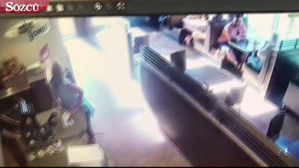 Tuvalete alınmayan müşteri ortalığı birbirine kattı