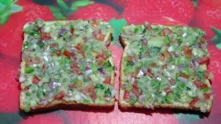 How to make_Cheesy Veg sandwich Recipe - Cheese Sandwich