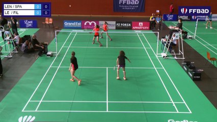 CDF Jeunes 2018 - DD U13 - 1/4F - LENOIR/SPANO / FILLONNEAU/LE CORRE