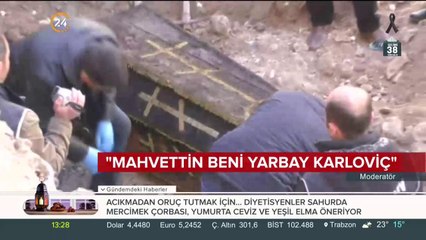 Cenaze ortada kaldı