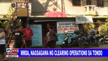 MMDA, nagsagawa ng clearing operations sa Tondo