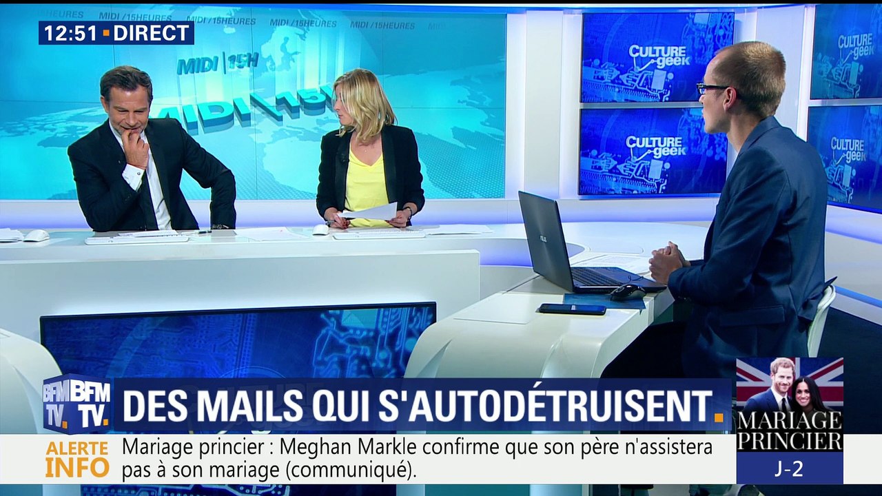 Des mails qui s'autodétruisent