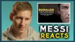 Lionel Messi reacts to the Cristiano Ronaldo movie! | MESSI vs RONALDO!