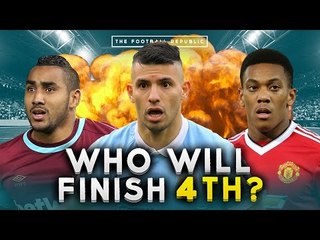 Who will finish 4th in the Premier League? | ANDY TATE vs TRUE GEORDIE!