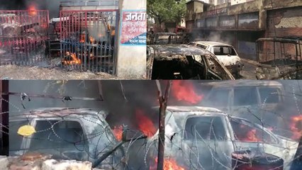 बिहार: युवक की मौत के बाद थाने पर पथराव, पुलिस ने की हवाई फायरिंग, लाठीचार्ज