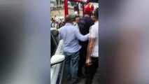 Taksim'de polis ile itfaiye birbirine girdi!