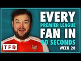 SANCHEZ ON THE BENCH? WHAT?! | EVERY PREMIER LEAGUE FAN IN 90 SECONDS