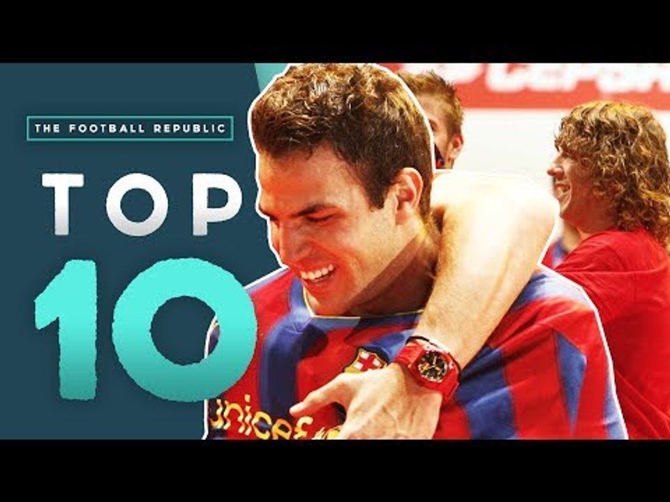 TOP 10 BIGGEST TRANSFER SAGAS! | Fabregas to Barcelona, Ronaldo to Real Madrid, Suarez to Arsenal
