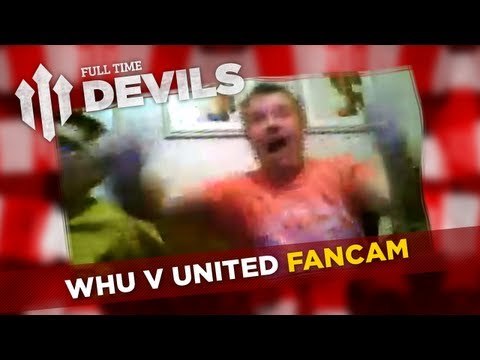 Van Persie Goal vs West Ham | West Ham 2 Manchester United 2 | DEVILS FANCAM