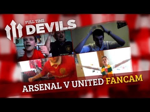 Van Persie Penalty vs Arsenal | Arsenal 1 Manchester United 1 | DEVILS FANCAM