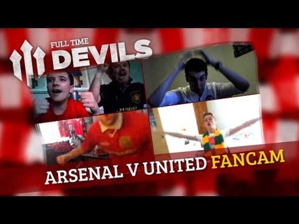 Van Persie Penalty vs Arsenal | Arsenal 1 Manchester United 1 | DEVILS FANCAM