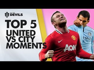 Top 5 United v City Highlights |  Man City v Manchester United | DEVILS TOP 5