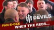 When The Reds Go Marching In | Fan-e-oke: United Fans Singing | DEVILS