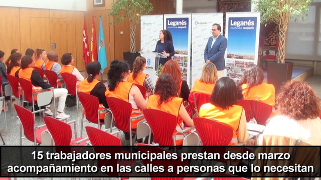 El Ayuntamiento de Leganés inicia un servicio de ’Auxiliares de acompañamiento’