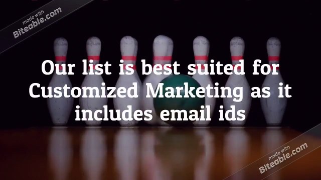 Dairy Products Email List Providers