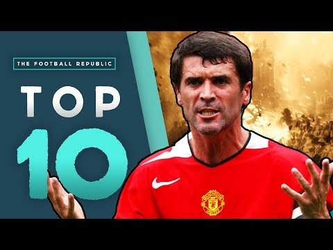 Top 10 Toughest Football Hardmen! | Roy Keane, Zlatan Ibrahimovic, Gennaro Gattuso