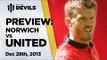 More Moyes Momentum? | Norwich City vs Manchester United | PREVIEW