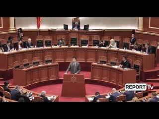 Report TV - Opozita bllokon 60' Kuvendin dhe largohet, Basha: Do ngrihemi në protestë, të ikë Xhafaj