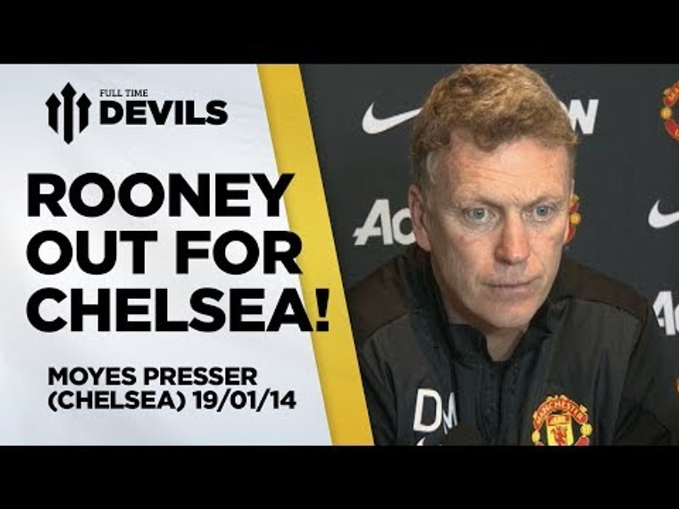 Rooney Out For Chelsea Clash! | Press Conference | Chelsea Vs Manchester United