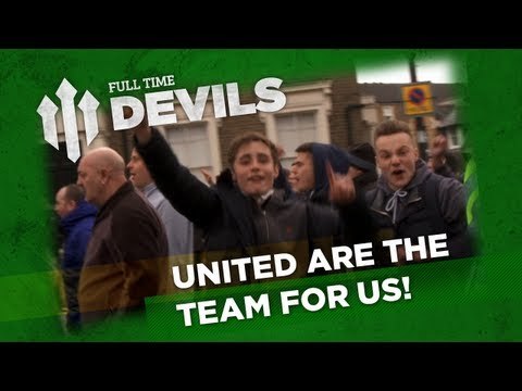 United Fans Arrive at Stamford Bridge 01-04-2013 | Chelsea vs Manchester United | DEVILS MATCHDAY