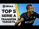 Top 5 Serie A Transfer Targets | Manchester United Transfers | DEVILS