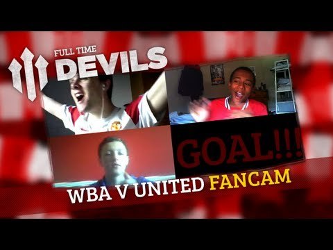 Kagawa Goal/Olsson OG/Buttner Goal | WBA 5 Manchester United 5 1st Half | DEVILS FANCAM