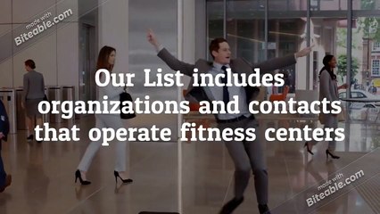 Fitness & Dance Facilities Email List Providers