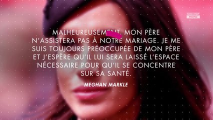 Prince Harry : Meghan Markle sort du silence et confirme l’absence de son père