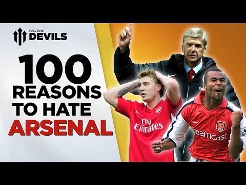 100 Reasons To Hate Arsenal! | Manchester United Vs Arsenal | DEVILS