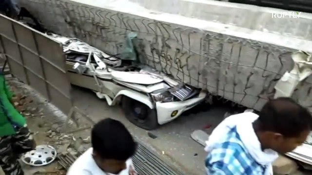 At least 18 killed in flyover collapse in India