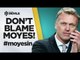 'Don't Blame Moyes!' - Adam's Response! | Manchester United | DEVILS