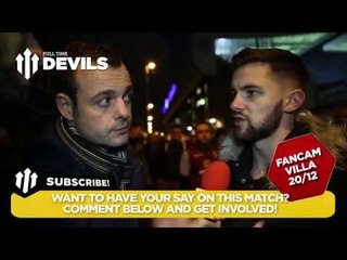 We Need Wingers | Aston Villa 1 Manchester Utd 1 | FANCAM