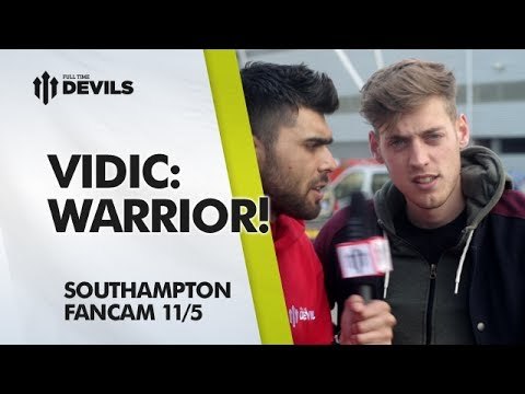 Vidic: Warrior! | Southampton 1-1 Manchester United | FANCAM